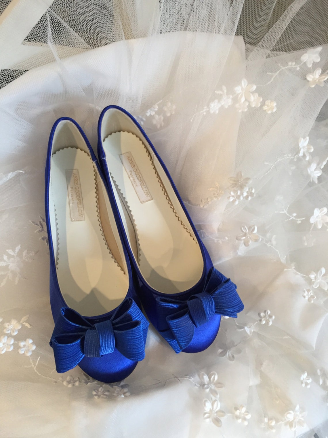 sapphire blue flats