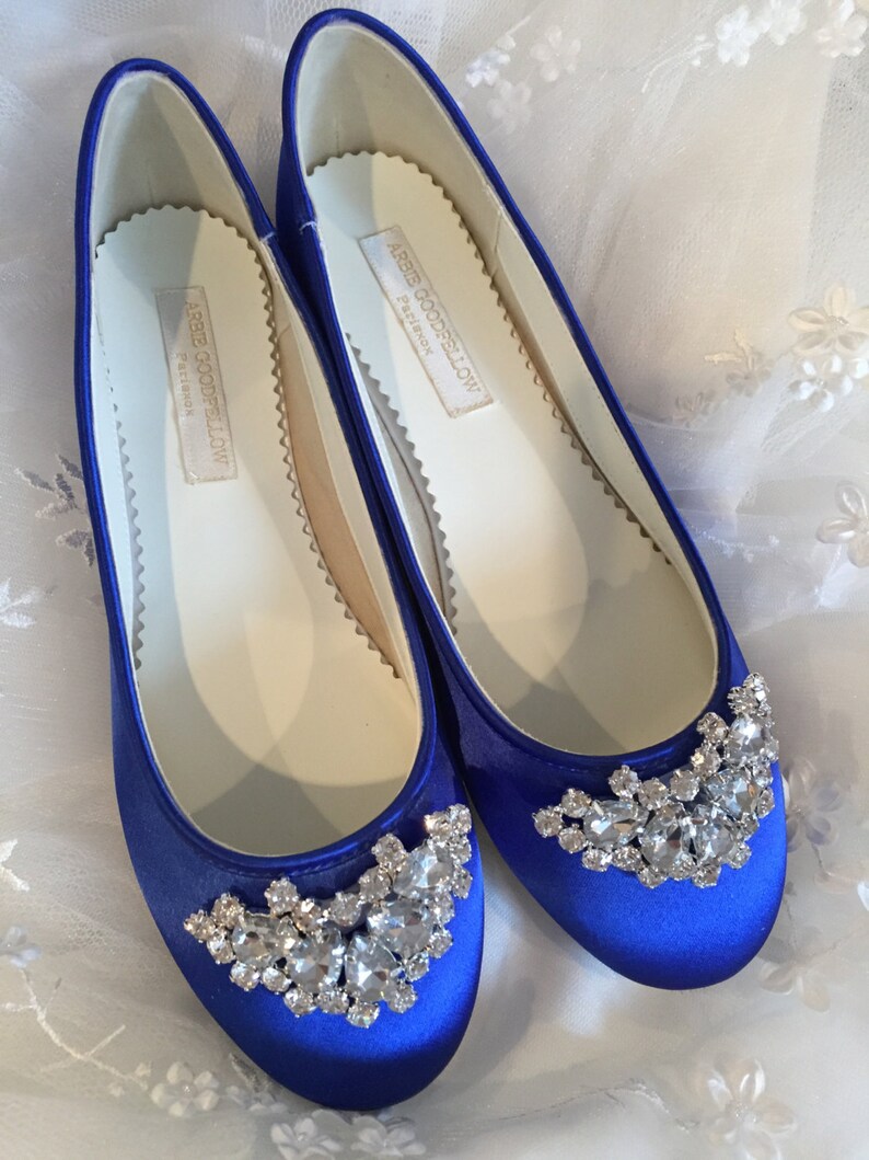 royal blue ballet flats