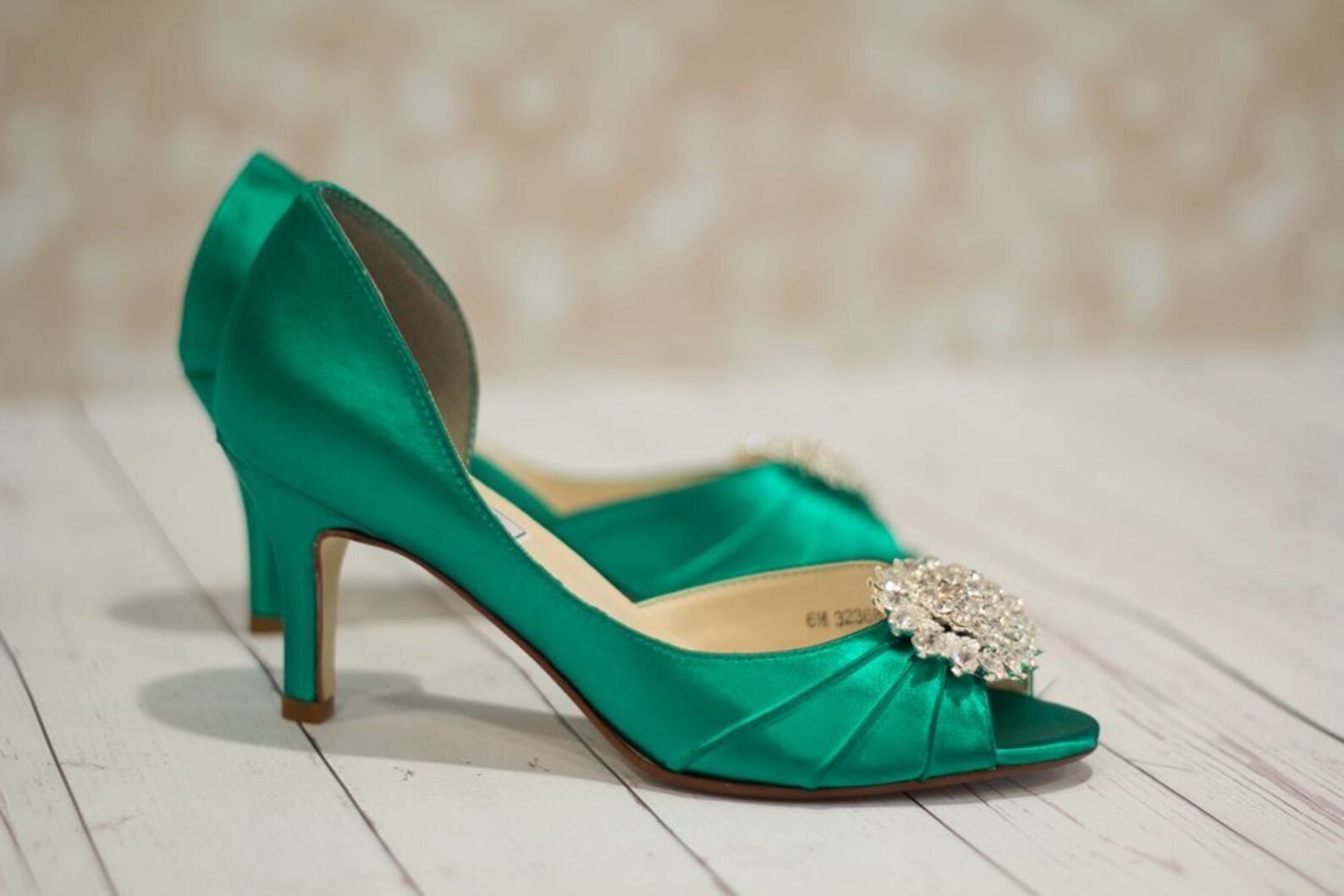 heels emerald green