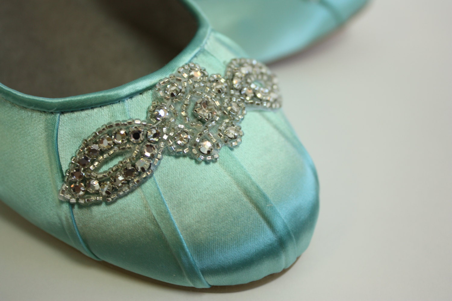aqua blue flats