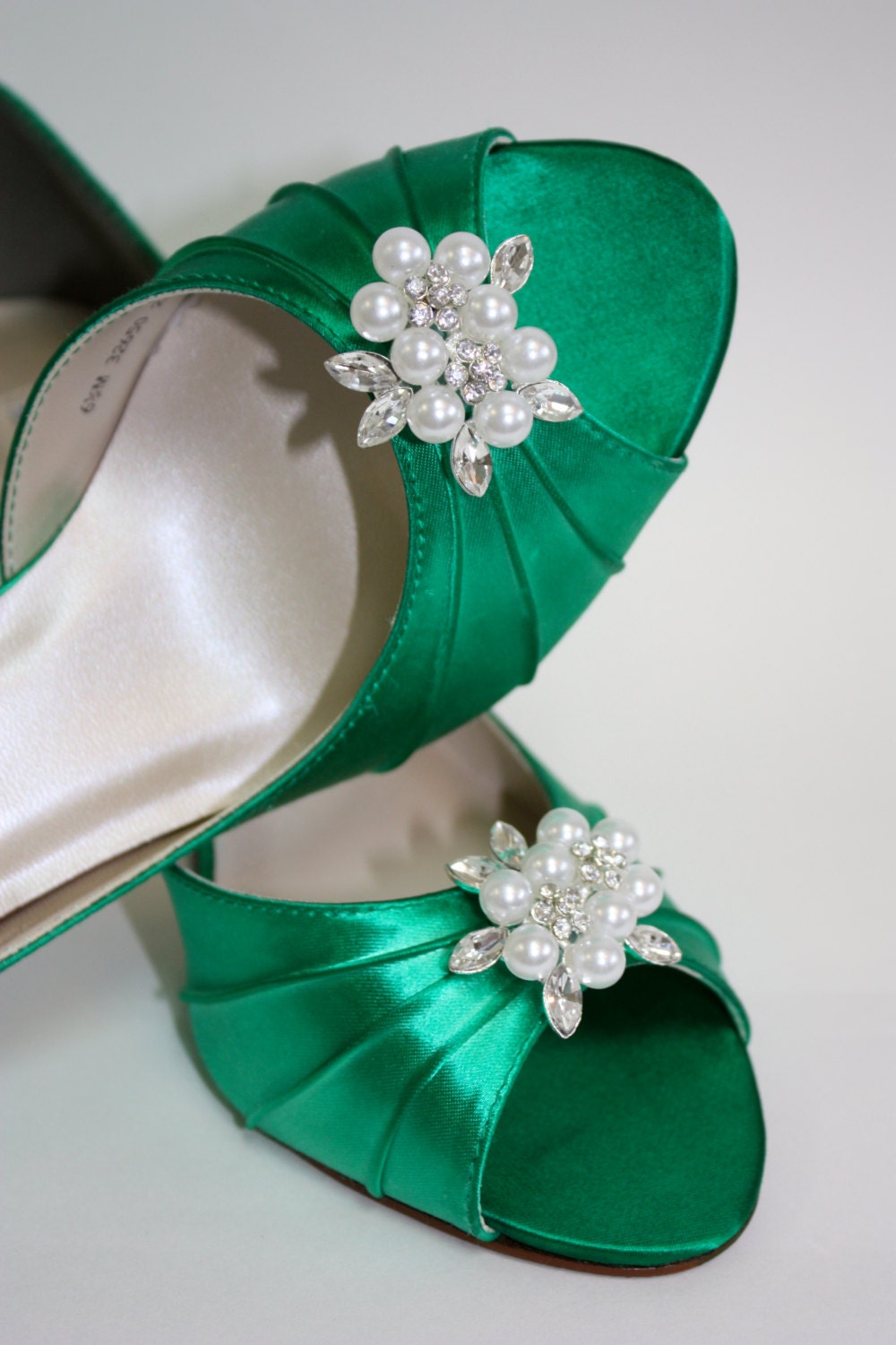 emerald green wedding shoes