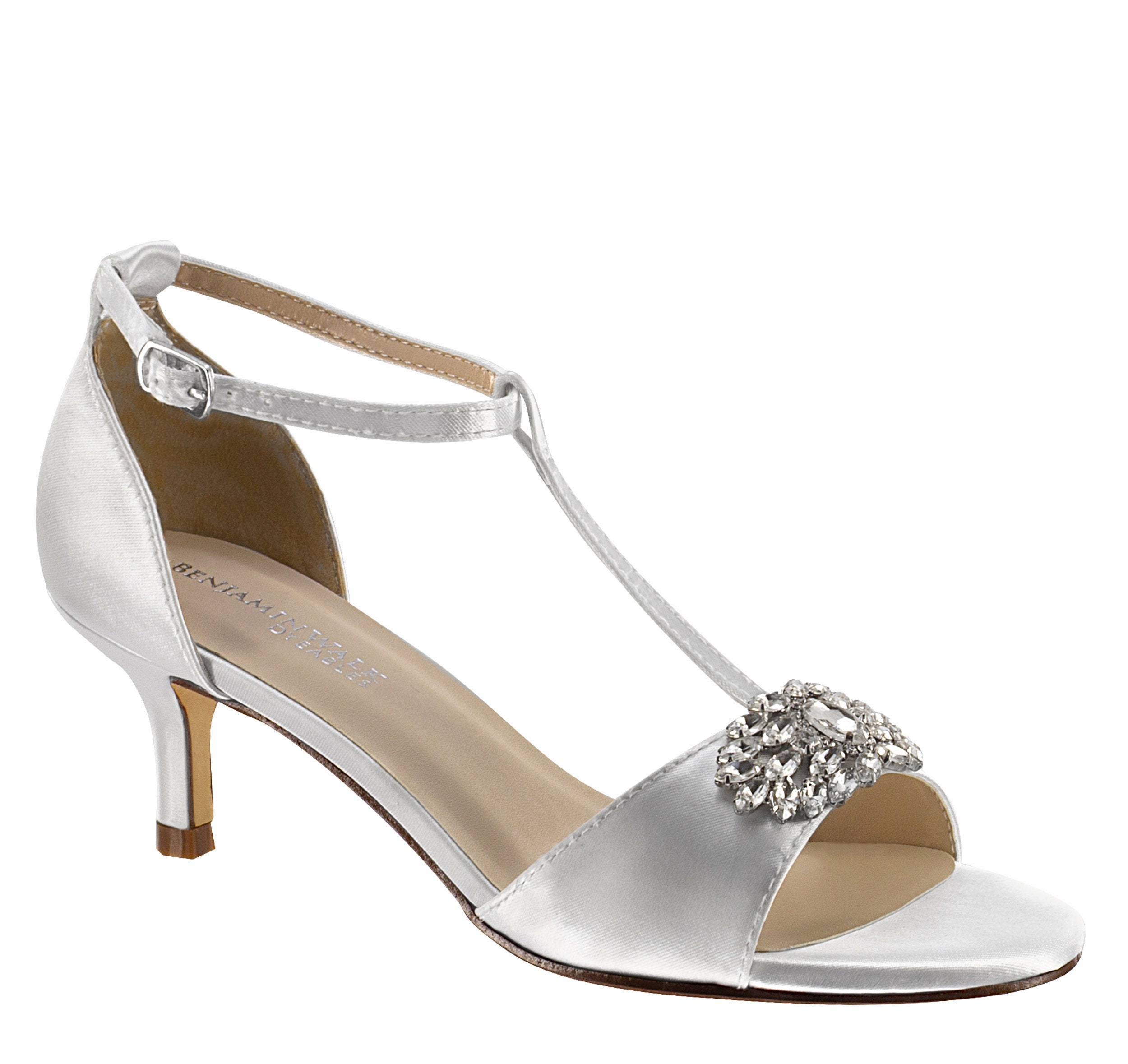 strappy bridal shoes