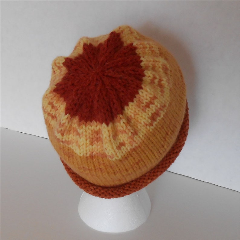 Hand Knitted Hats Large Pompom or Slouchy Beanie Hat Butterscotch Yellow Hand Knit Hats Sale Free Shipping