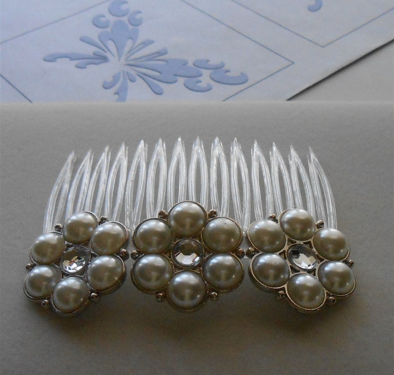 Bridal Hair Comb Flower Hair Combs Decorative Combs Sale Wedding Combs White Floral Comb Pearl Comb