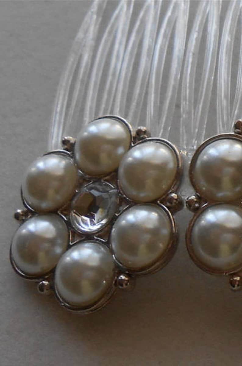 Bridal Hair Comb Flower Hair Combs Decorative Combs Sale Wedding Combs White Floral Comb Pearl Comb