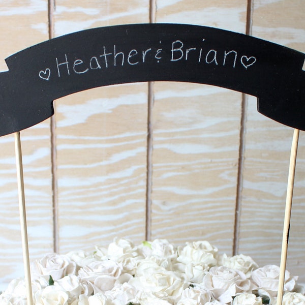 Today's special Chalkboard Cake Banner Cake Topper Two Sided