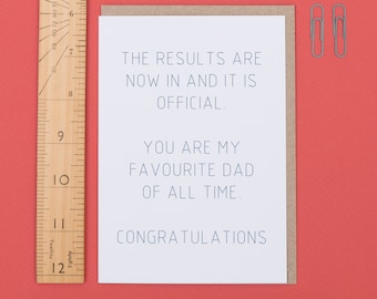 Your my favourite dad (Card)