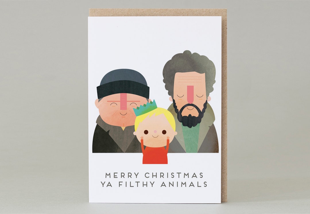 Filthy Animals Christmas Card | Matching Products | Christmas Card ...