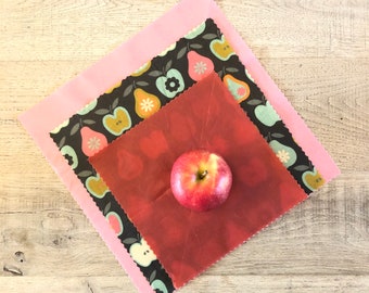 Beeswax Food Wrap Set: Reusable Zero Waste Cotton Wraps