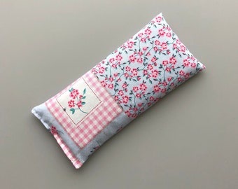 ラベンダーアイピロー：リラックスのための手作りコットンスパマスク