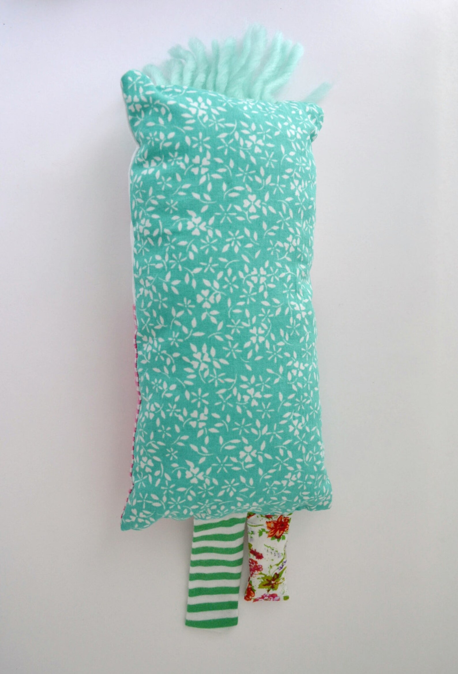 Patchwork Doll Cute Bright Cushion Monster Doll Decorative Etsy