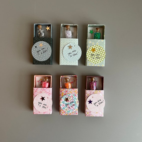 You Are A Star Matchbox Gift: Tiny Message in a Bottle