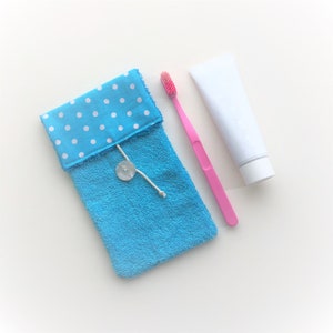 Zahnbürstenhalter, Zahnbürstenbeutel, Zahnpasta-Reise-Etui, wiederverwendbarer, waschbarer Reiseveranstalter, umweltfreundliches Geschenk für den Reisenden