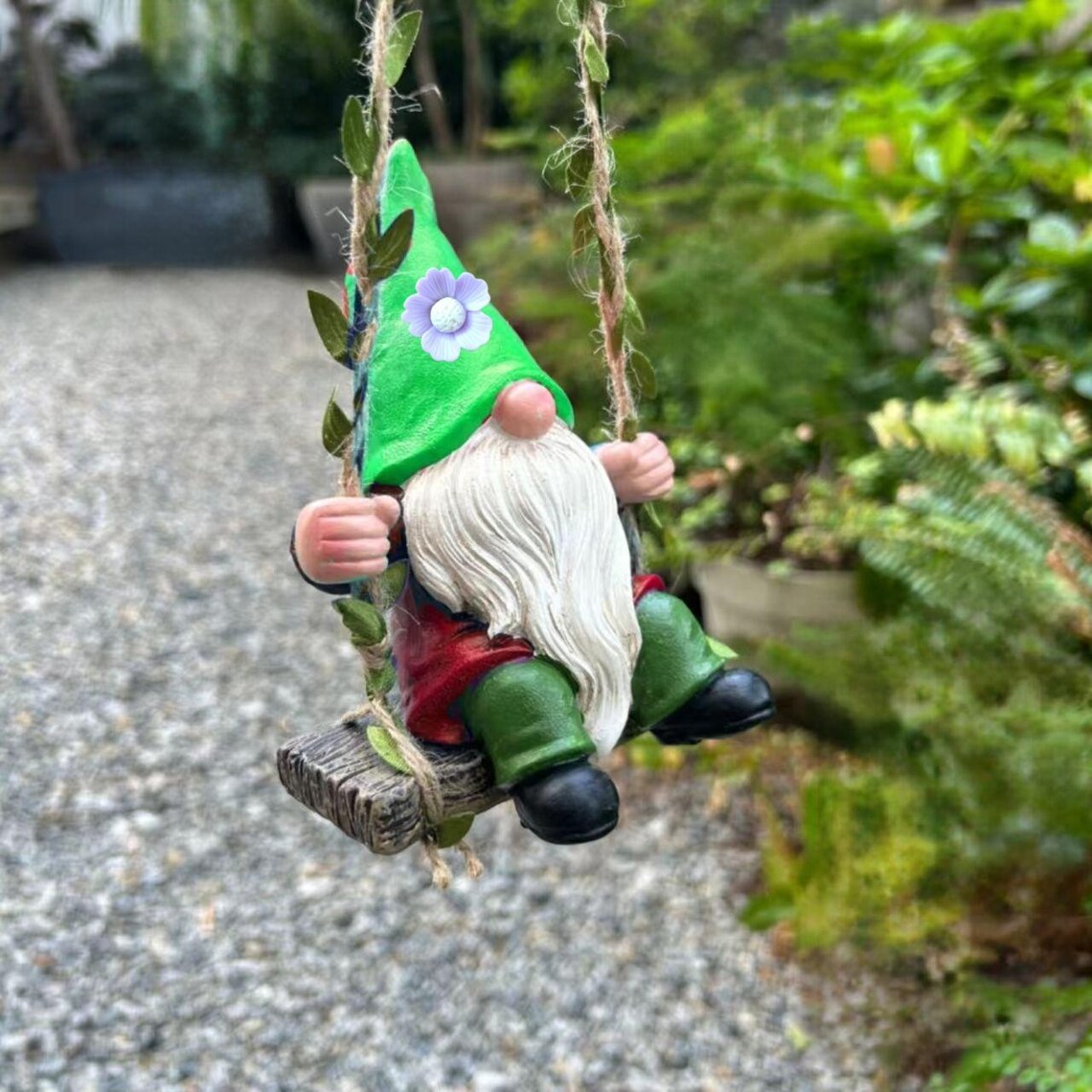 Garden Gnomes Meaning Swinging