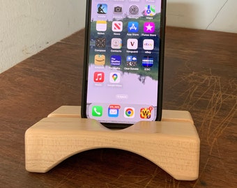 Sounder iPhone stand, amplifier, speakerphone, for Zoom and FaceTime.