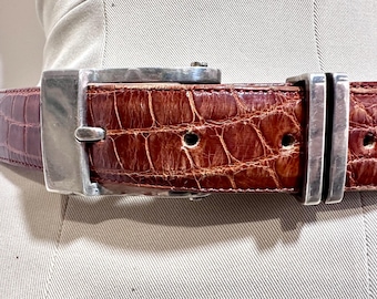 Jr(james Reid) Ltd Sterling Silver Santa Fe Belt Buckle Set of 3