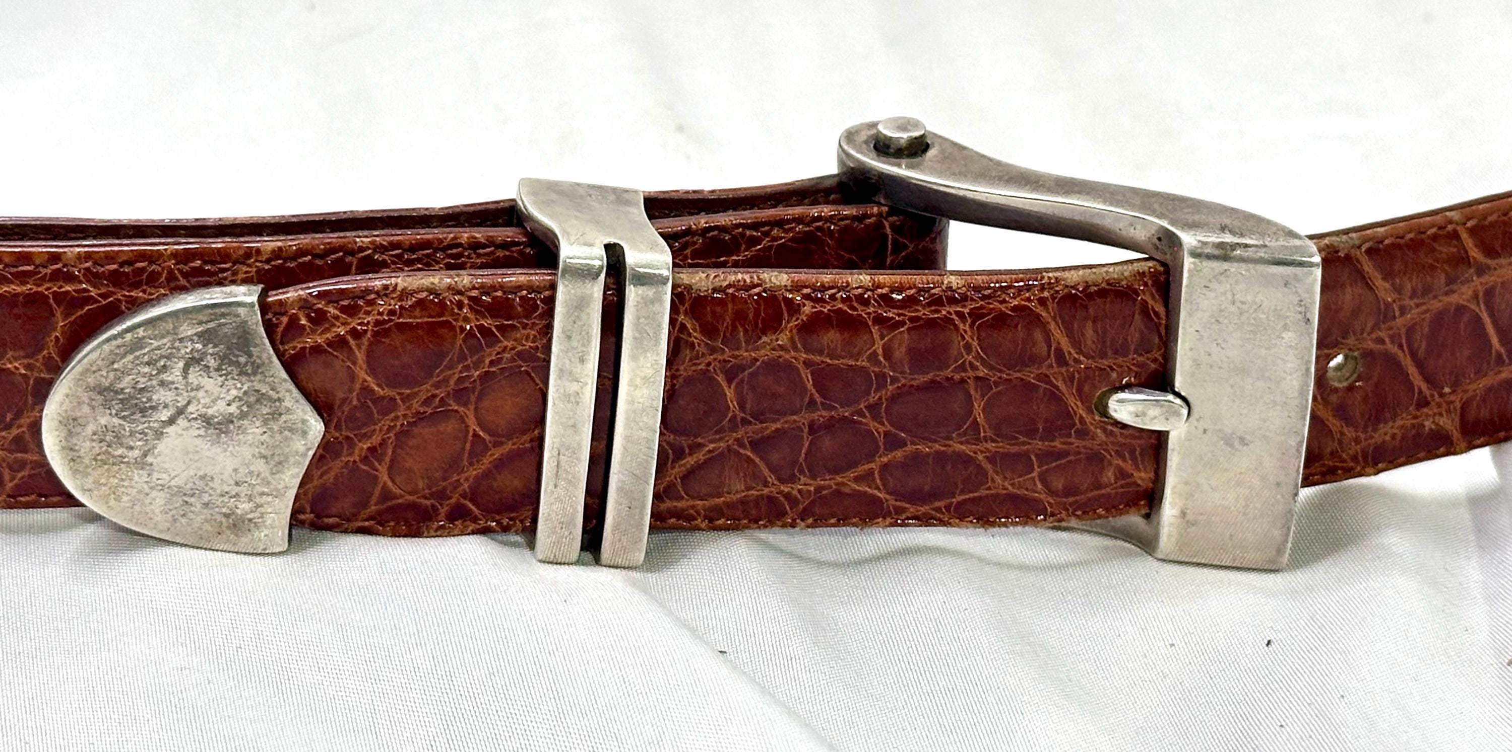 James Reid Vintage Argent Sterling Santa Fe Ouest Boucle Ceinture
