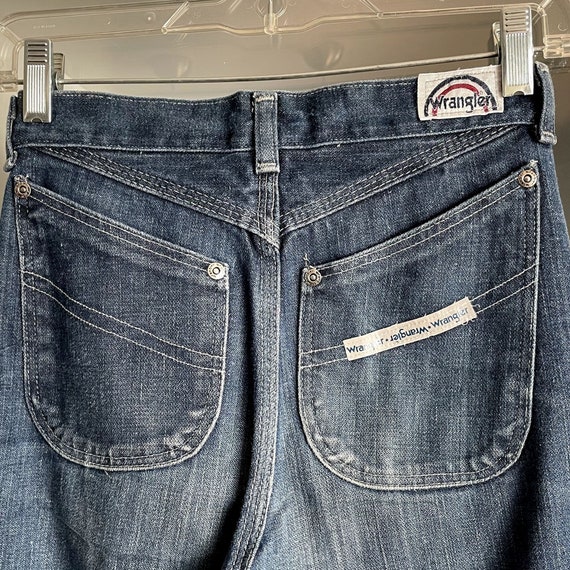 Vintage 70's Wrangler High Rise Bootcut Jeans - image 4