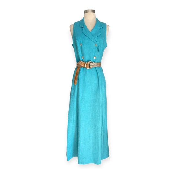 Vintage 90's Carol Anderson California Linen Maxi… - image 10