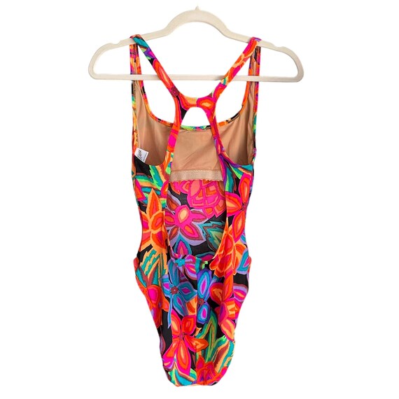 Vintage 70s 80s DeWeese Retro Psychedelic Floral … - image 3