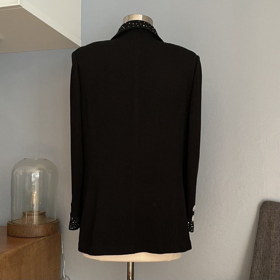 Tiffany Knit Collection Vintage Evening Jacket Bl… - image 6