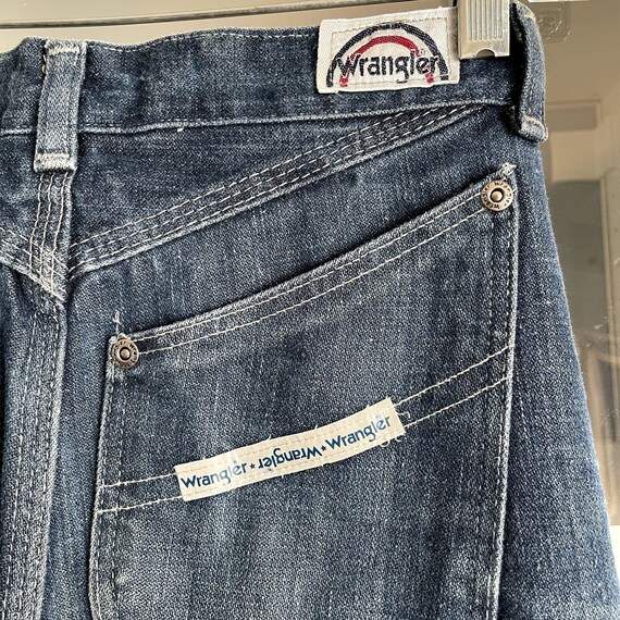 Vintage 70's Wrangler High Rise Bootcut Jeans - image 5