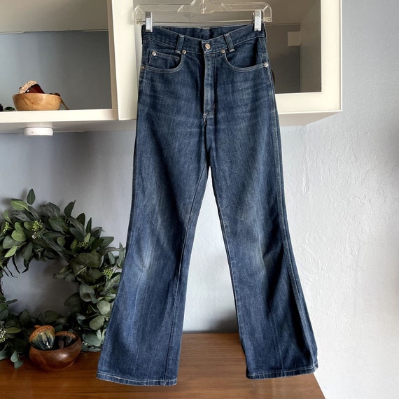 Vintage 70's Wrangler High Rise Bootcut Jeans - image 1