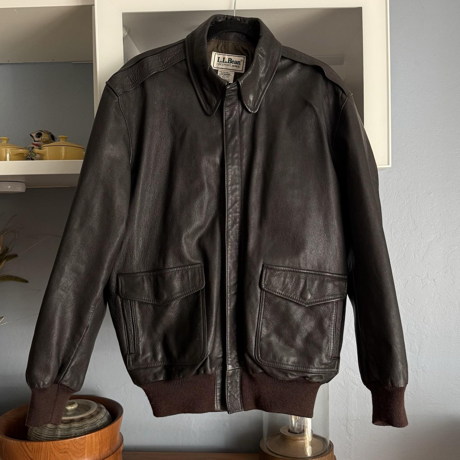 Ll Bean Leather Jacket - Etsy Ll Bean Leather Jacket - Etsy
