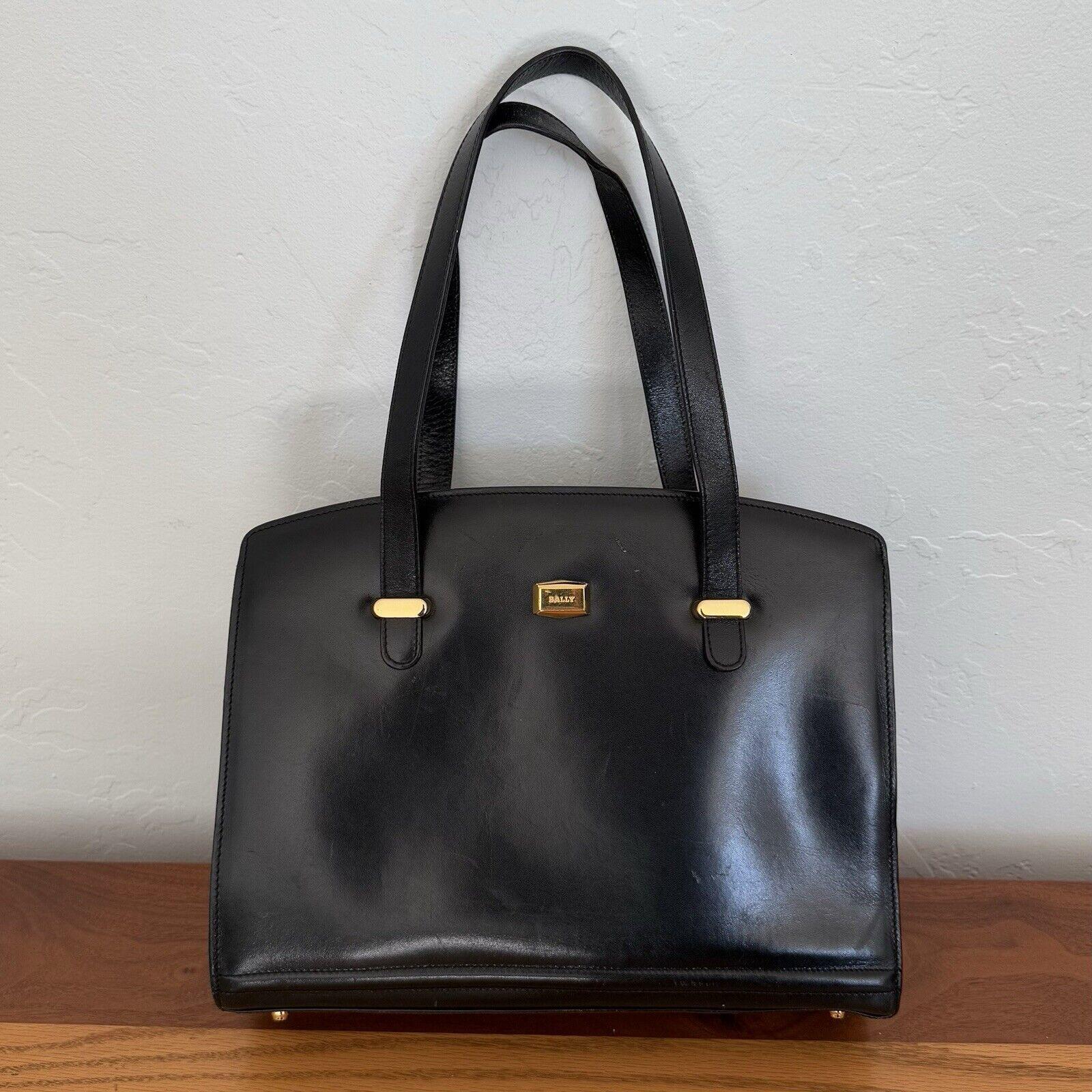 バリー ヴィンテージ レザー ハンドバッグ Vintage bally handbag - Etsy 日本