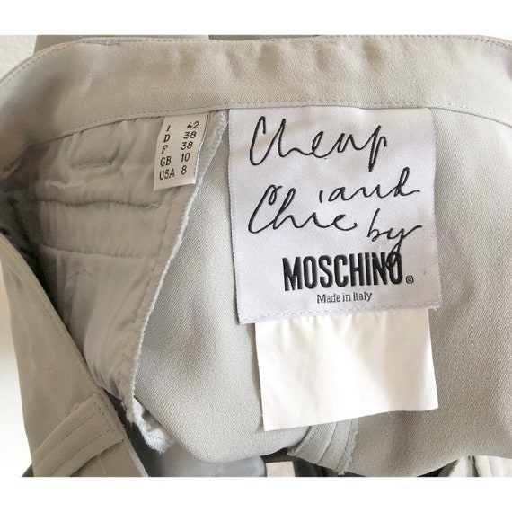 Vintage Moschino Cheap And Chic Tapered Pants Pal… - image 6