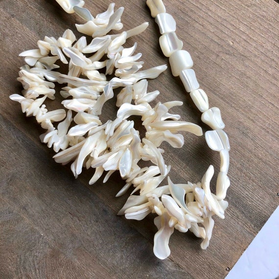 Vintage Kenneth Jay Lane Signed Natural Mother Of… - image 3