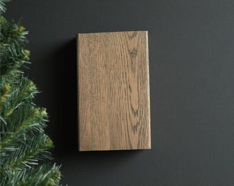 Dark Oak Wall Sconce , Wall lamp sconce or with switch fixture , custom size wall bedside lamp , Wall sconce , Wood wall sconce