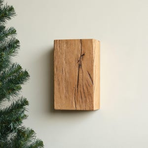 Wood wall lamp,lampshade, above bed decor , Wall bedside lamp, Reclaimed Wood Sconce , Lampshades, Wood wall lights , Wood oak wall lights