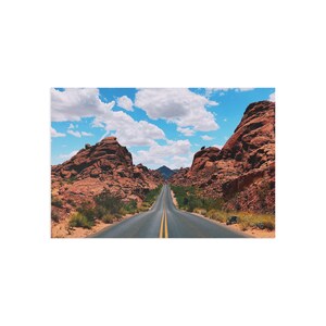 The West is Calling Open Road Urban Kunst Postkarten, Landschaft Grußkarten, Kunst Druck Schreibwaren, Reise Dekoration, Fotografie
