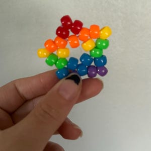Pride Kandi Star Keychains