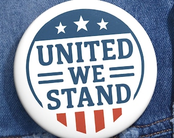 United We Stand Pin: Patriotic American Pride Accessory