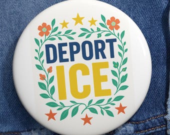 Przypinka ICE z deportacją: dodatek do oświadczenia politycznego aktywisty