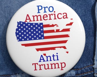 Anti-Trumpf Pin: Pro-Amerika Politischer Aktivist Abzeichen