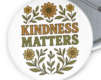 Spilla Kindness Matters: spilla con citazione ispiratrice