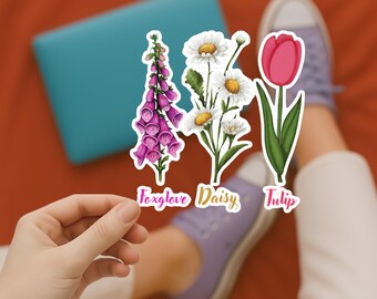 Autocollant floral de protestation : décalcomanie en vinyle anti-Trump pour ordinateur portable, voiture, bouteille d'eau