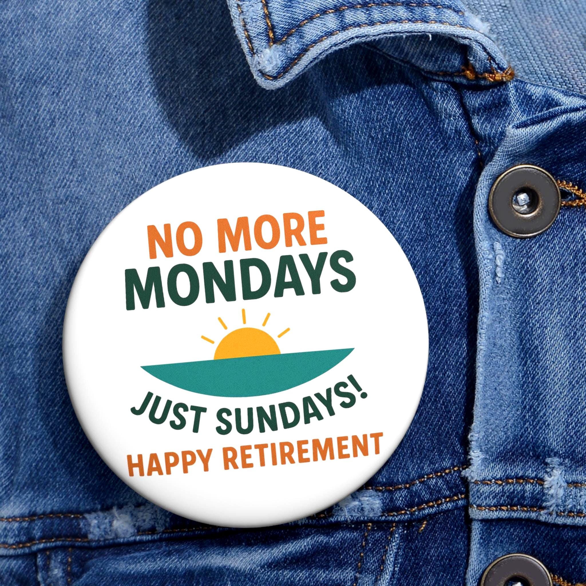 Retire Control Button Happy Retirement Pin Button: Funny Farewell Party Favor - Etsy