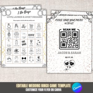 Tarjetas de bingo para recepción de boda, juegos para despedida de soltera, juegos de mesa para boda, tarjetas de bingo imprimibles, juegos para invitados a la boda, descarga instantánea