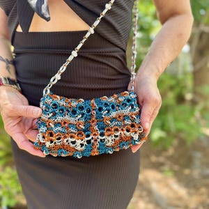 Tide and Flame Custom Made Metal Ring Handbag – Chainmail Style Purse – Handmade Accessory – Durable & Elegant Gift