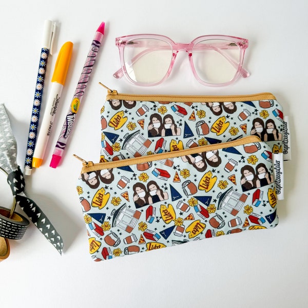 mini pencil pouch -- gilly girls