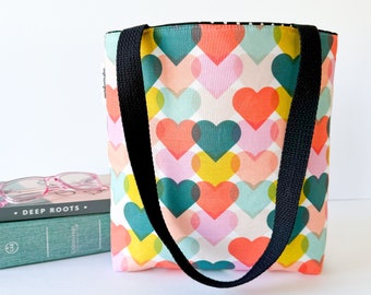 bible bag -- watercolor hearts