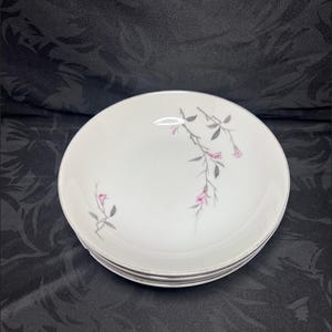 Cherry Blossom Fine China Set Of 4 Soup Bowls