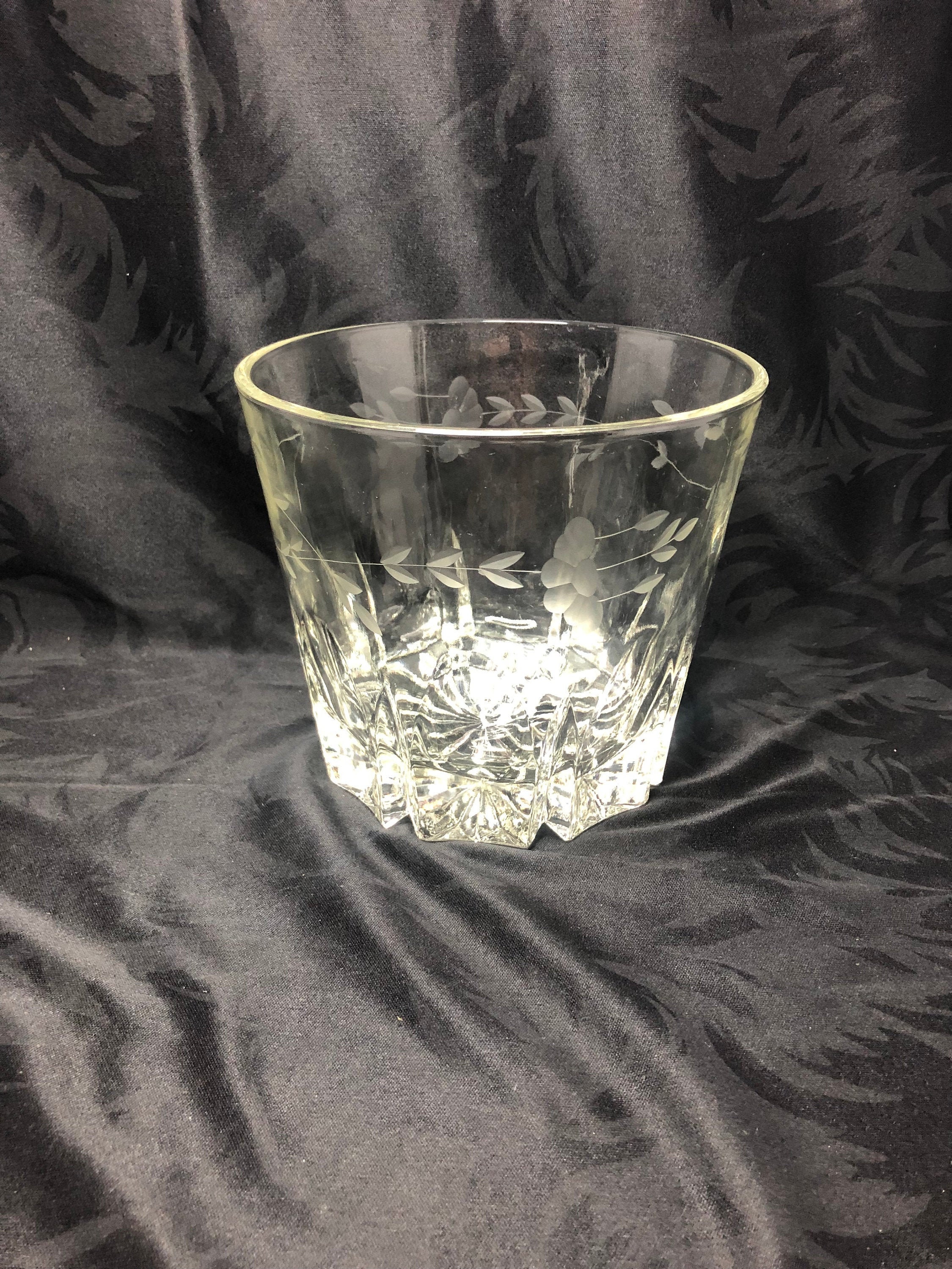 Vintage Princess House Crystal Heritage Ice/ | Mercari Princess House Clear Glass iced bucket display picture 1