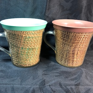 2 piece mug set with raffia Simi Mugs Set of 6 main image 1
