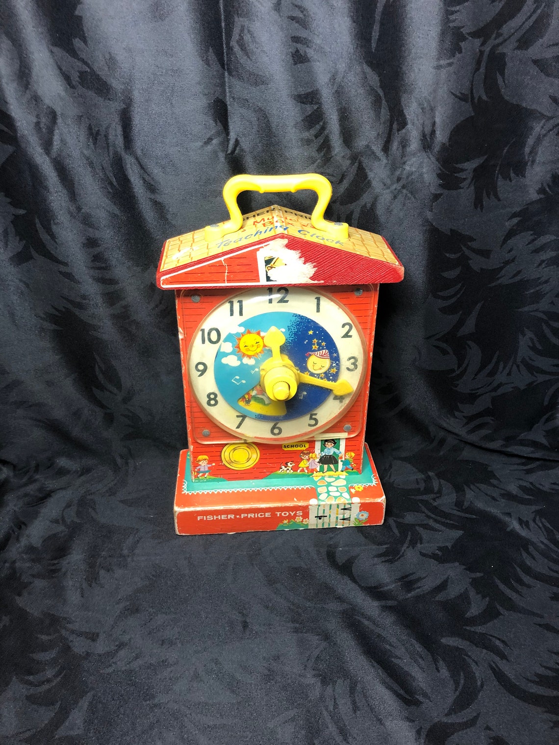 Fisher Price Music Box Teaching Clock Etsy