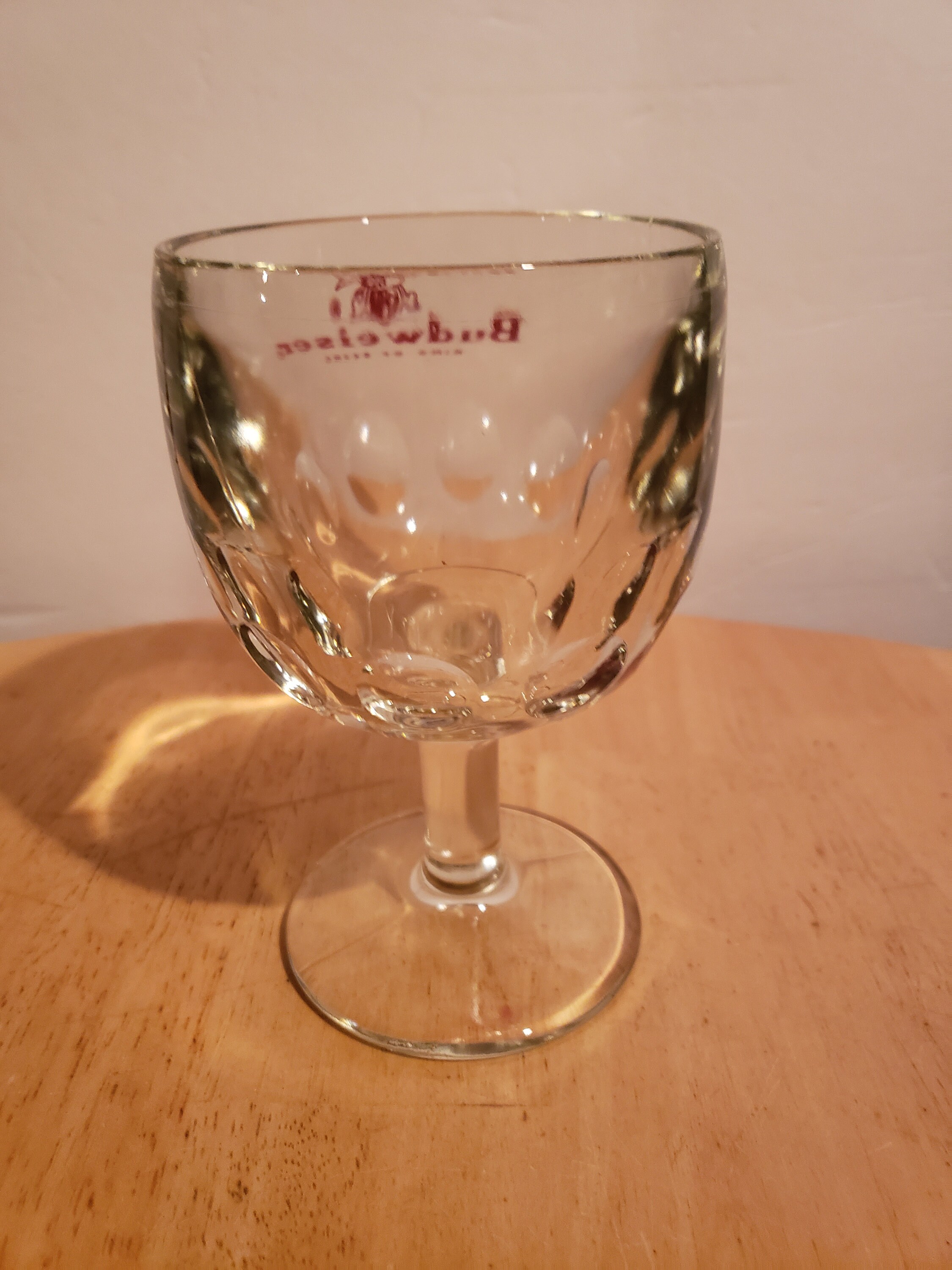 Vintage Beer Stem Goblet Glass Etsy
